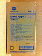 Девелопер Konica Minolta DV-610Y желтый для KM bizhub PRO C5500, C5501, C6000L, C6500, C6501, C65hc, bizhub PRESS C6000, C7000, C7000P, C70hc (A04P700)