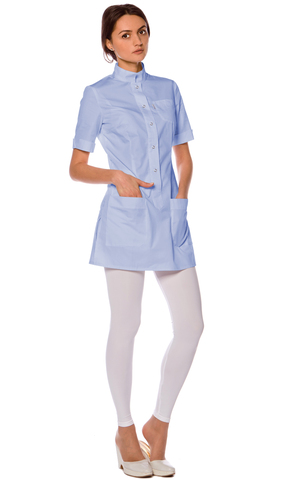 Блуза женская м26 сансара голубой1112