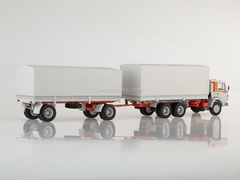 KAMAZ-53212 with trailer GKB-8350 white 1:43 Start Scale Models (SSM)