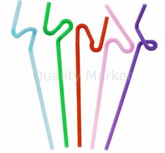 Трубочки 6*260 мм цветные с длин. гофрой 20уп*80шт (1000шт)