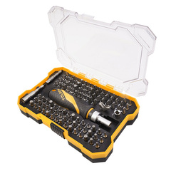 TOLSEN (TT20188) Набор вставок (бит) 1/4", PH, PZ, Hex, Torx, Slotted, 105 предметов
