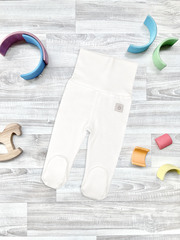 Ползунки Mjölk Экрю на широком поясе