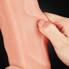 Фаллоимитатор KING SIZED Platinum с двойным покрытием (30,5×5,8 см)