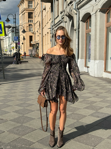 Платье Андриана черный