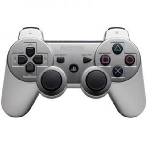 Беспроводной контроллер DualShock 3 (серебристый, China)