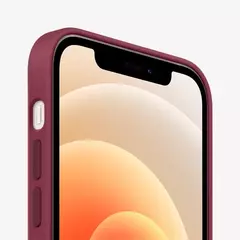 Чехол Apple силиконовый MagSafe для iPhone 12/12 Pro - Plum