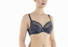 Бюстгальтер-балконет с мягкими кружевными чашками на косточках Senselle by Felina 1010090