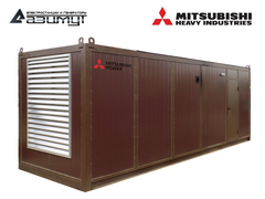 Дизельный генератор Азимут АД-800С-Т400-1РНМ8 Mitsubishi в контейнере