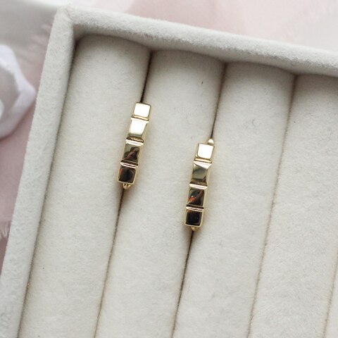 Швензы 16*4 мм с английским замком, позолота, Ш031