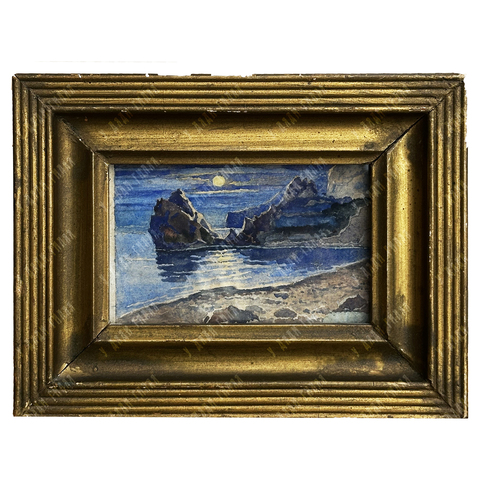 Яновский В. К. (1876–1966). Симеиз. Бумага, акварель. Крым, н. XX в.