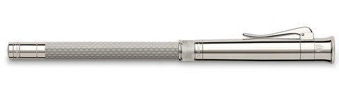 Превосходный карандаш Graf von Faber-Castell Perfect Pencil Platinum Guilloche Light Grey