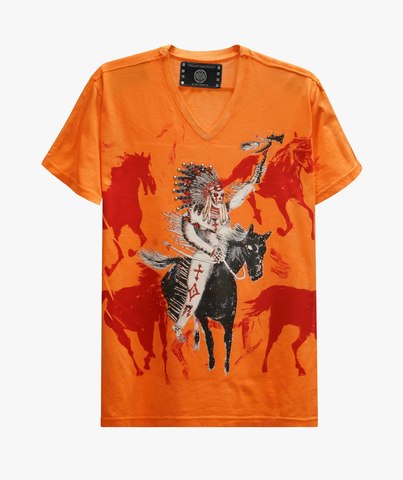 Футболка INDIAN ON HORSE TS3407 The Saints Sinphony