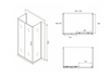 Abber AG30110B-S70B-S70B Душевой уголок ABBER Schwarzer Diamant AG30110B-S70B-S70B