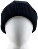 Картинка шапка вязаная Skully Wear beanie long thick black - 7