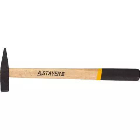 2002-01 	STAYER 100 г молоток слесарный с деревянной рукояткой