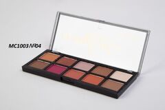 MC1003№04 Палетка теней 10-цветная EYESHADOW COMFORT  (матовые беж+шиммер)