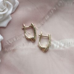 Швензы 16*4 мм с английским замком, позолота, Ш031