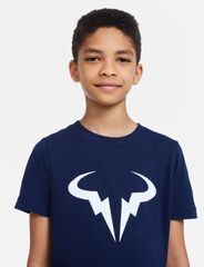 Детская футболка Nike Court Dri-Fit Tee Rafa B - obsidian