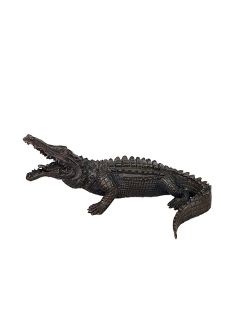 Крокодил из бронзы
