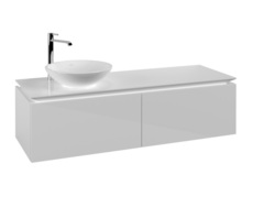 Villeroy & Boch Legato B58700DH Тумба под раковину 1400 x 380 x 500 мм, глянцевый белый / Glossy White без подсветки фото