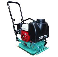 Виброплита GIKS PC90HSET с баком и ковриком - [85 кг / 12 кН / Honda GX160]