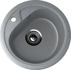 ULGRAN U-500  Круглая мойка с отверстием под смеситель