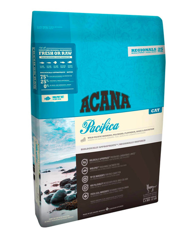 Acana Regionals Pacifica Cat корм беззерновой для кошек (рыба) 1,8 кг