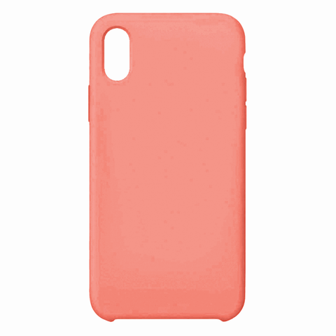 Силиконовый чехол Silicon Case WS для iPhone XR (Светло-алый)