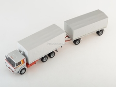 KAMAZ-53212 with trailer GKB-8350 white 1:43 Start Scale Models (SSM)