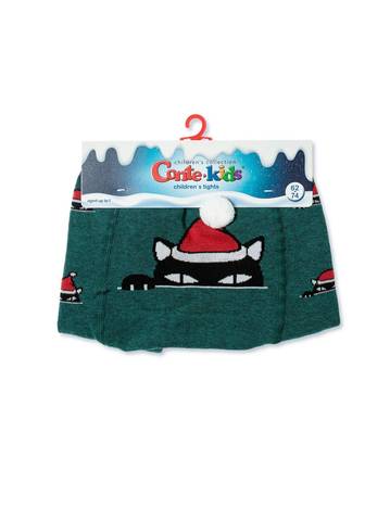Детские колготки Tip-Top Xmas Cat рис. 557 Conte Kids