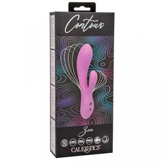 Вибратор-кролик ультрагибкий CalExotics Contour Zoie, 10.75 x 3.25 см