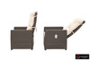 Комплект уличной мебели B:Rattan MANCHESTER SET 2, цвет венге