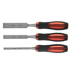 24431 Набор долот-стамесок"Тигровый глаз" плоских, 3 штуки,