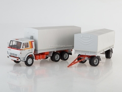 KAMAZ-53212 with trailer GKB-8350 white 1:43 Start Scale Models (SSM)