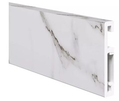 Напольный плинтус ПВХ Foresta Concept Мрамор Физи FC 010 2000х70х13 мм