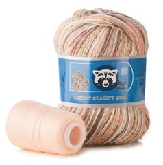 Пряжа "Норка" длинноворсовая, Пух норки-90% Полиамид-10%