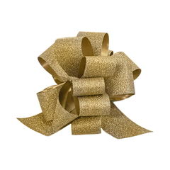 
          Бант Для Упаковки Подарка Блеск 3 Х 3 См (Золотой)