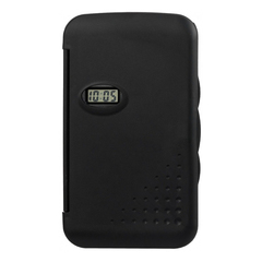 Калькулятор инженерный, карманный Basir, 10 Bit с крышкой и часами, LCD, 13*7.5*1.4 см, чёрный