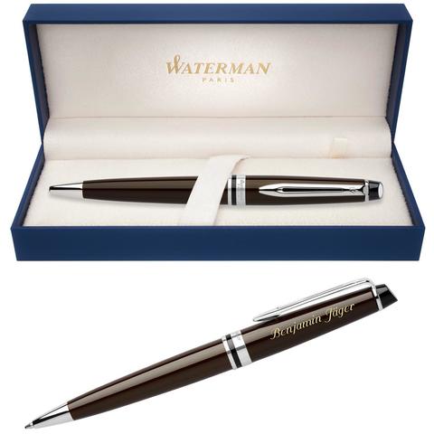 *Шариковая ручка Waterman Expert 3, цвет: Deep Brown CT, стержень: Mblu123