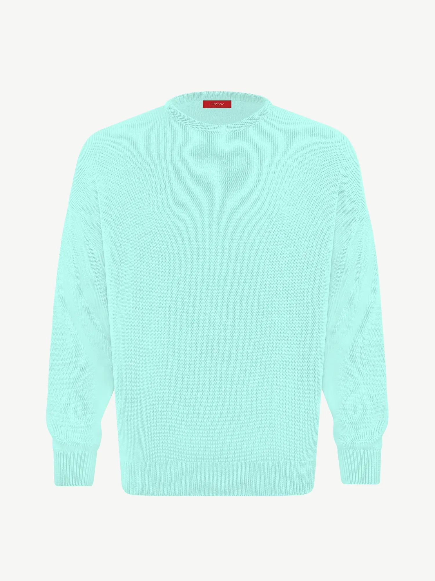 Джемпер оверсайз из экохлопка