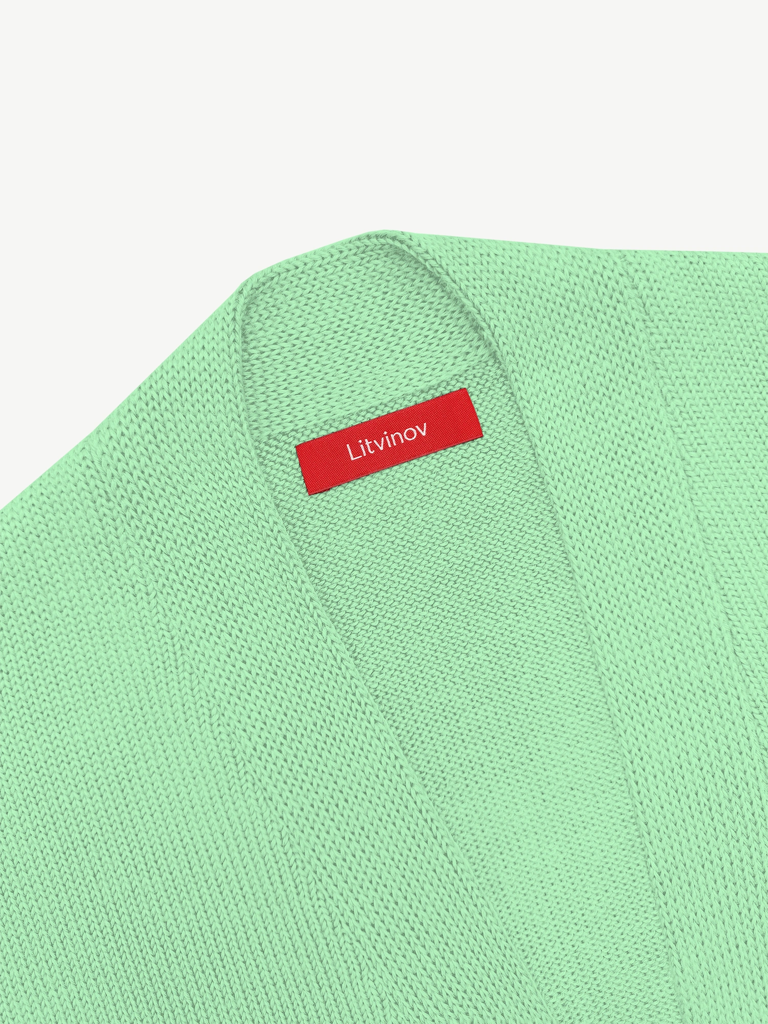 Кардиган с планкой из мягкой шерсти