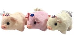 Мягкая Свинка на липучке 8см, в ассорти в уп 24шт. цена за шт.