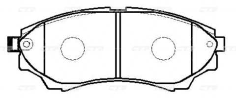 Колодки CTR GK0178 (CKF-33)