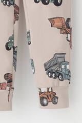 пижама  для мальчика  К 1567/холодная мята,тракторы