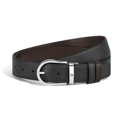 Двусторонний ремень 35 мм из зернистой кожи