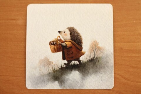 Ежик спешит