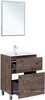 Aquanet 345676 Тумба с раковиной Алвита new 60 (Flat) напольная 2 ящ. цв.дуб веллингтон табак (345676)