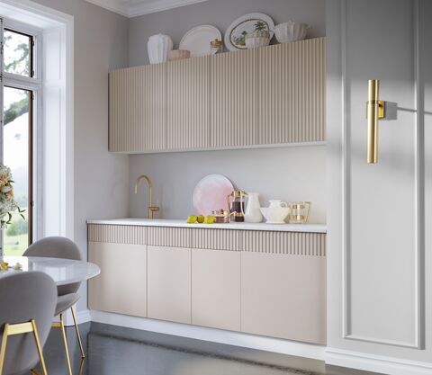 Кухня Оливия NEW 2,0м (490) (Кашемир, Белый (Антарес))