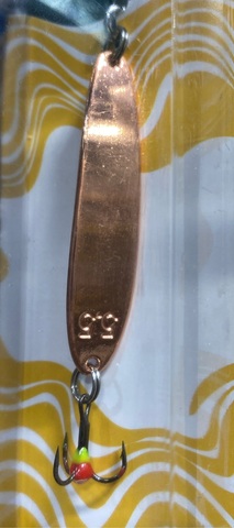 47 Блесна зимняя KDF Minkur 130-8033 5,5 гр 50 мм цв copper