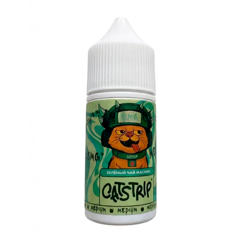 Жидкость CATSTRIP Salt 2% 30 ml - Зелёный чай Жасмин